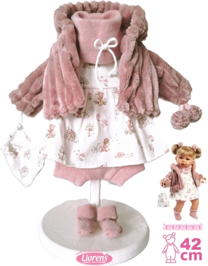 Llorens oblečky pro panenku 42 cm se sadou doplňků