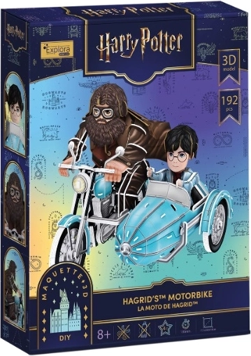 CubicFun 3D puzzle Harry Potter – Hagridův motocykl
