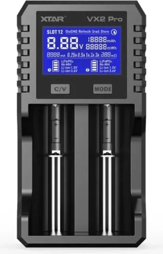 Nabíječka akumulátorů XTAR VX2 pro