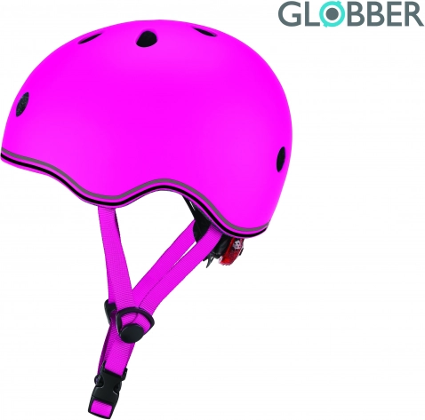 Dětská helma Globber Go Up Lights Neon Pink