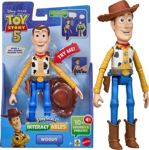 Mattel Disney Toy Story 5 interaktivní figurka Woody 23 cm (anglická verze)