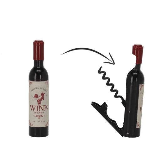 Vývrtka s magnetem ve tvaru lahve