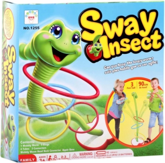 Obratnostní hra Sway Insect – tančící červ - 1 kus
