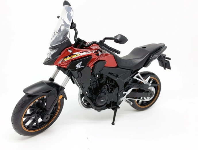 Model motocyklu Honda CB400X 1:12 červený