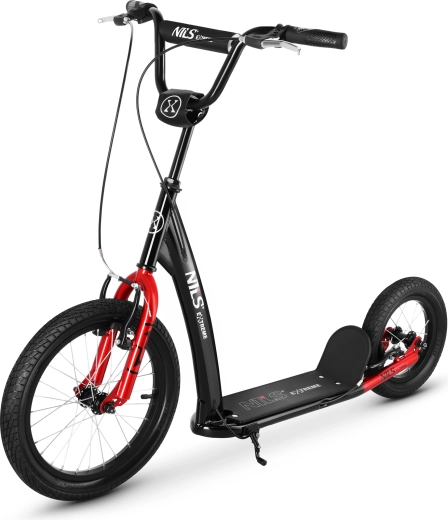 Koloběžka NILS Extreme s nafukovacími koly 16/12