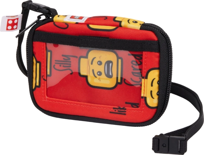 LEGO Minifigures červená cestovní peněženka today i feel