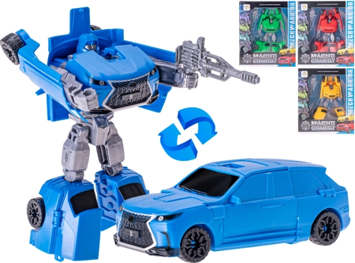 Transformující auto robot 14,5 cm se zbraní