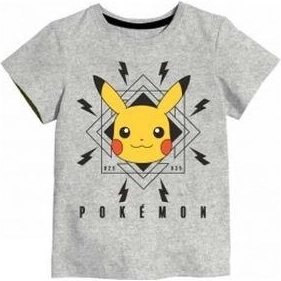 Šedé tričko Pokémon – Velikost: 116