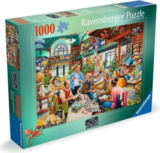 Ravensburger Puzzle Knižní klub „Otoč list“ 1000 dílků
