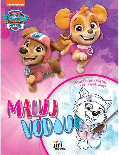 Maluj vodou A4 Tlapková patrola