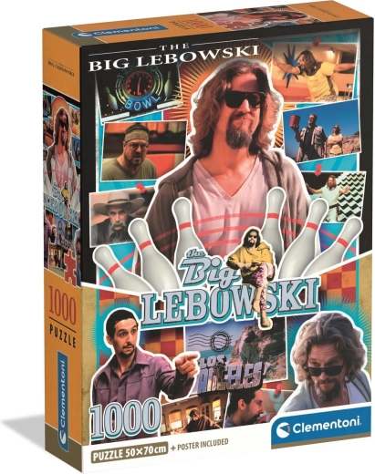 Clementoni puzzle Kultovní filmy: The Big Lebowski 1000 dílků
