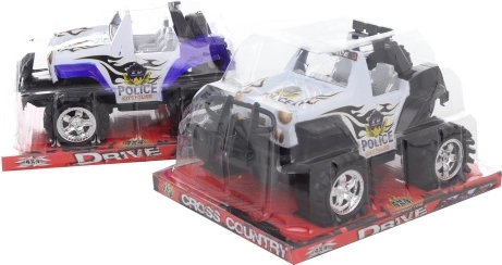 Terénní policejní auto na setrvačník