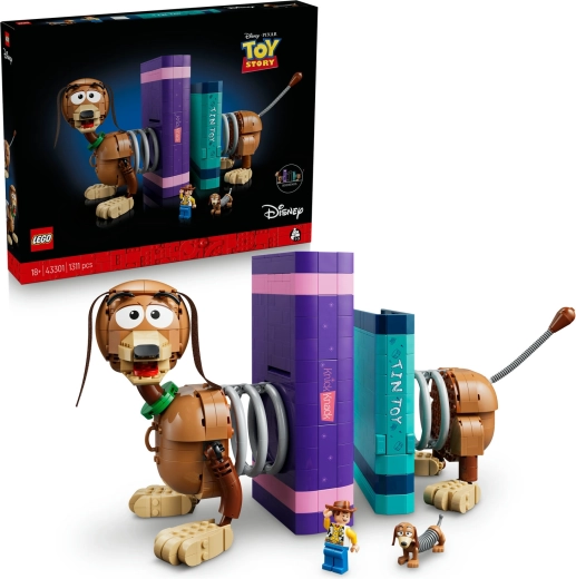 LEGO® Disney Knižní zarážky: Slinky z filmu Toy Story