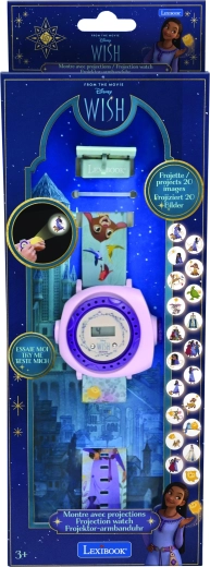 Lexibook digitální promítací hodinky Disney Wish s 20 obrázky