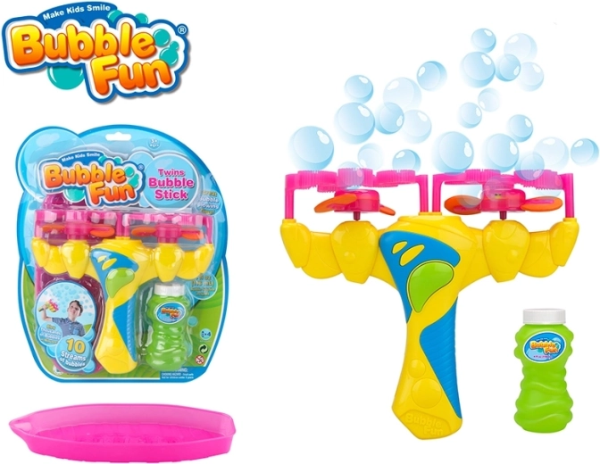 Bubble Fun bublifuk Double Twinjet s náplní 118 ml