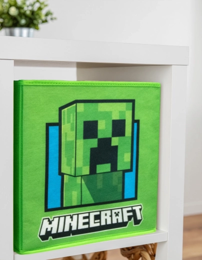 Minecraft úložný box ve tvaru bloku grass