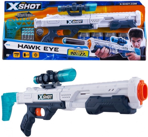 ZURU X-SHOT EXCEL Hawk Eye s hledáčkem a 16 náboji