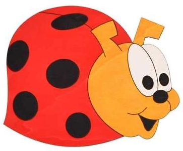 Střední dřevěná dekorace Beruška