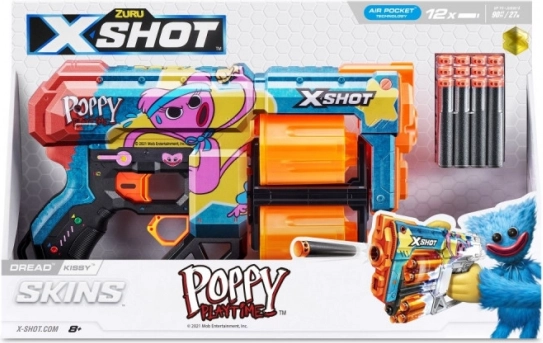 ZURU X-Shot Wystřelovač 12 Šipek Poppy Playtime