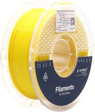 PETG high speed filament 1,75 mm 1 kg žlutý