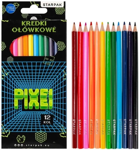 Pastelky Game Pixel - 12 barev