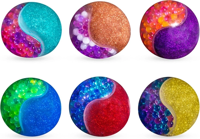 Antistresový míček ninja se dvěma povrchy