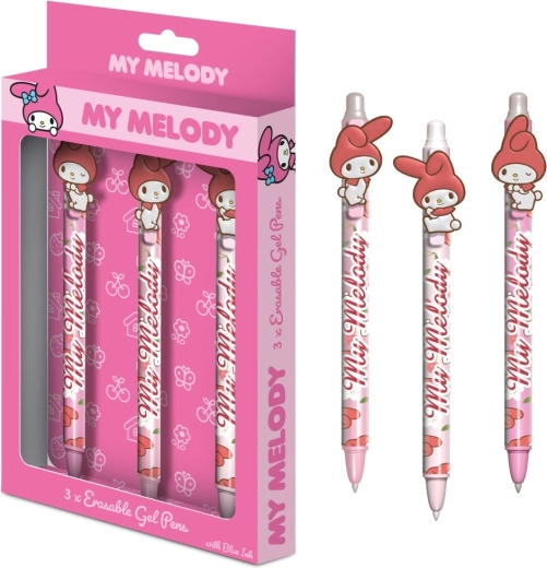 My Melody sada gumovacích gelových per 3 ks