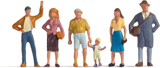 Noch sada figurek chodci (H0)