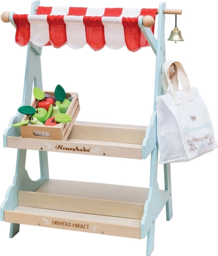 Dřevěný prodejní stánek na hraní na obchod Le Toy Van