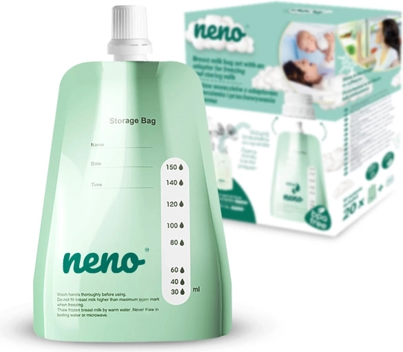 Neno sáčky na uskladnění mateřského mléka 150 ml, 20 ks