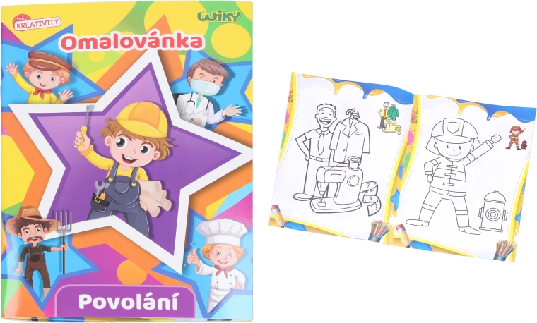 Omalovánky povolání – 12 stran