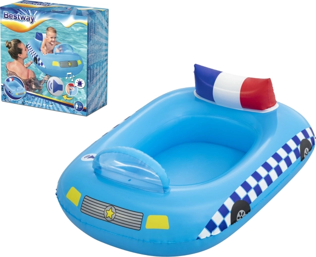 Nafukovací dětský člun policejní auto
