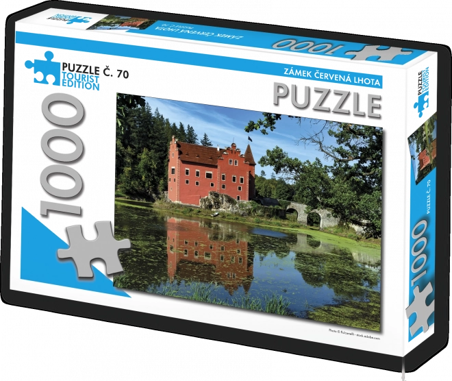 Puzzle Zámek Červená Lhota 1000 dílků Turistická edice