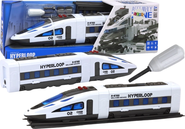 Šroubovací vláček HYPERLOOP se světly, zvuky a kolejemi