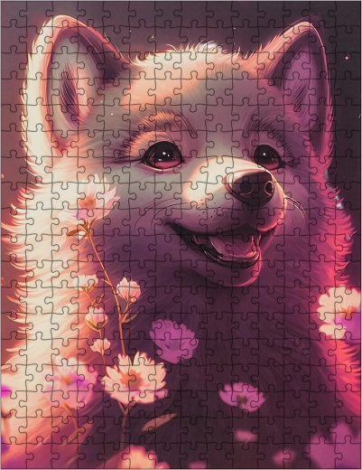 Puzzle s pejskem, 300 dílků