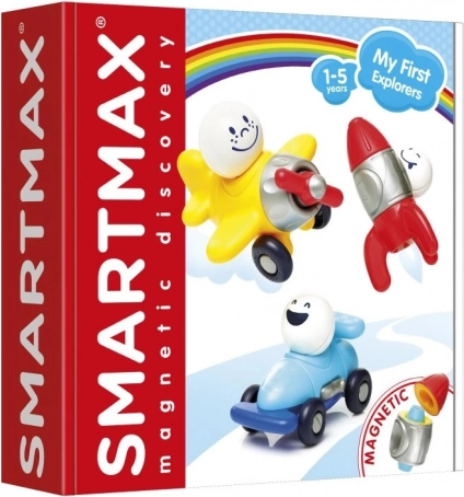 SmartMax Moji první dobrodruzi – magnetická stavebnice pro děti (16 ks)