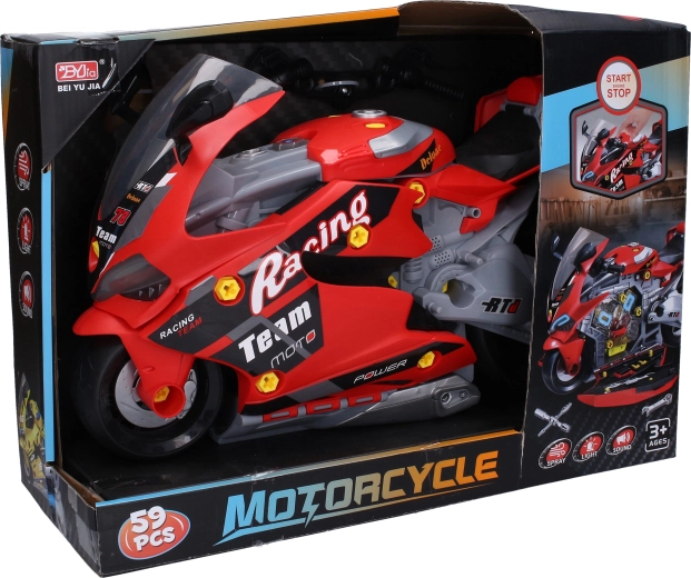 Šroubovací motorka s efekty a párou 46 cm