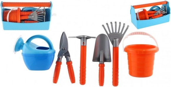 Sada nářadí na zahradu plast 7ks v síťce