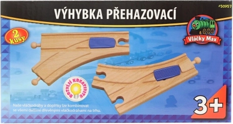 Vláčky Max přehazovací výhybka