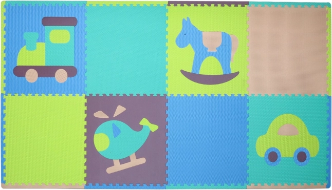 Pěnové puzzle klučičí hračky s okraji