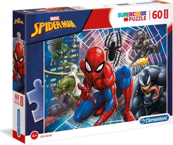 Puzzle 60 dílků Maxi Super Color – SPIDER-MAN