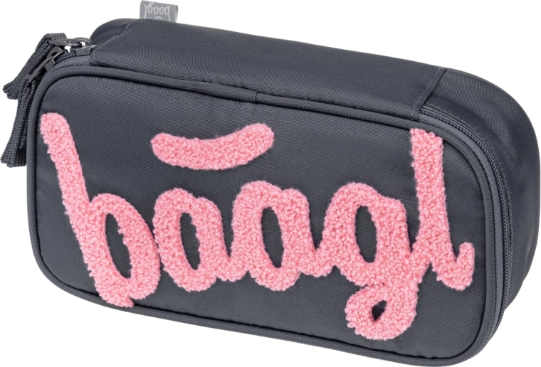 Baagl školní penál etue Logo růžový GRS