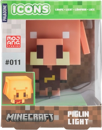 Noční lampička Minecraft prasátko Icon Light 11 cm