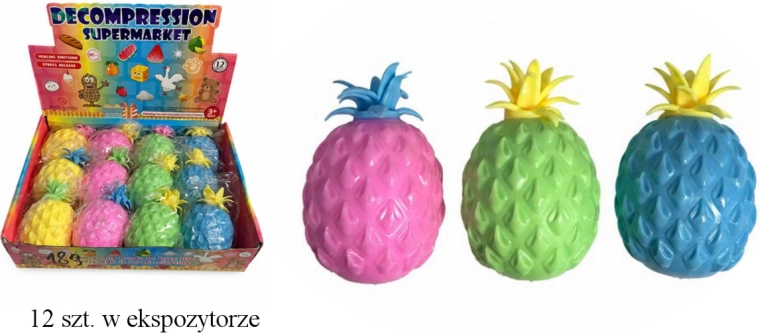 Gniotek ananas - 1 kus