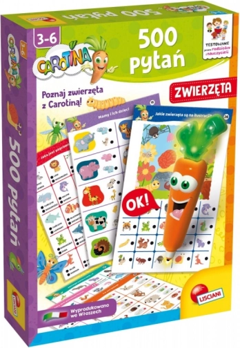 Carotina – 500 otázek: zvířata interaktivní vzdělávací hra