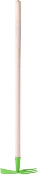 Dětská oboustranná motyčka s dřevěnou násadou 75 cm