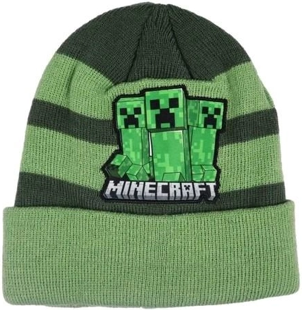 Zelená čepice Minecraft – Velikost: 54