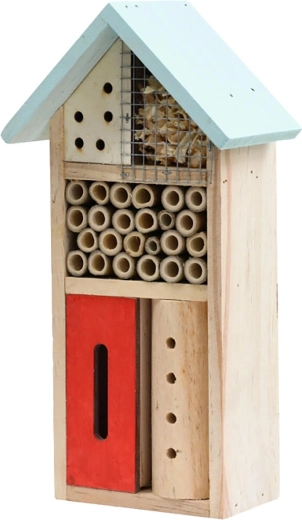 Dřevěný hmyzí hotel 26 × 13,5 × 8,5 cm