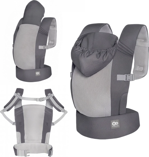 Kinderkraft ergonomické nosítko Carrybee – Šedá