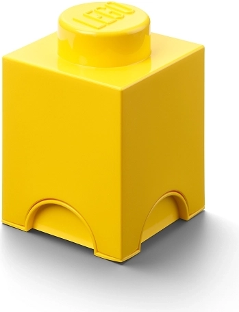 Lego úložný box 1 – žlutý